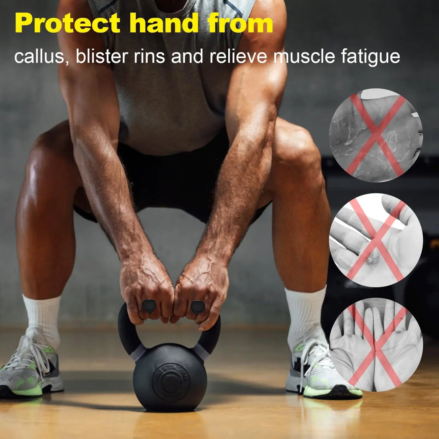 Enhance Your Workout with Premium Gym Gloves - Ultimate Grip Strengthener for Weightlifting and Cross-Training